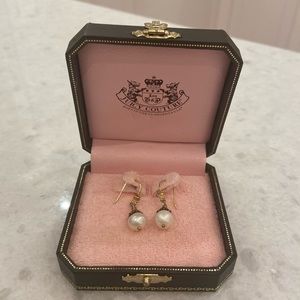 Juicy couture Pearl earrings